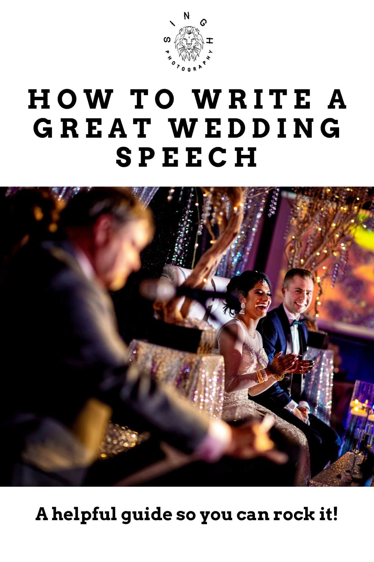 best way to write a wedding speech