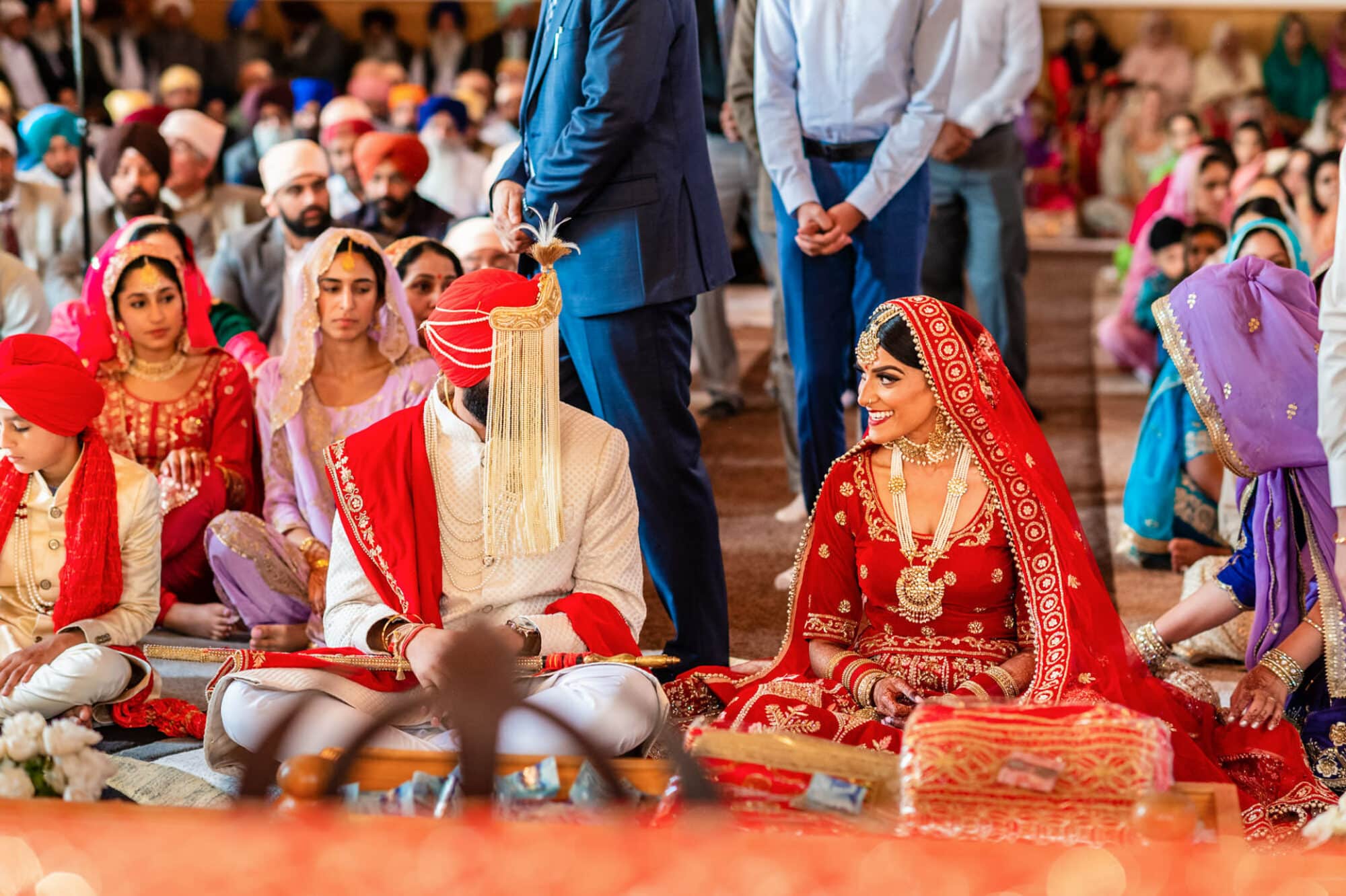 Singh Sabha Gurdwara wedding ceremony